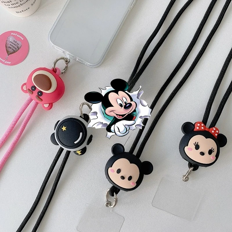 Disney Mickey Mouse Mobile Phone Hanging Rope Neck Straps Anti-lost Lanyards Anime Wrist Strap Clip with Universal Rope Lanyard
Disney Mickey Mouse Mobile Phone Hanging Rope Neck Straps Anti-lost Lanyards Anime Wrist Strap Clip with Universal Rope Lanyard
