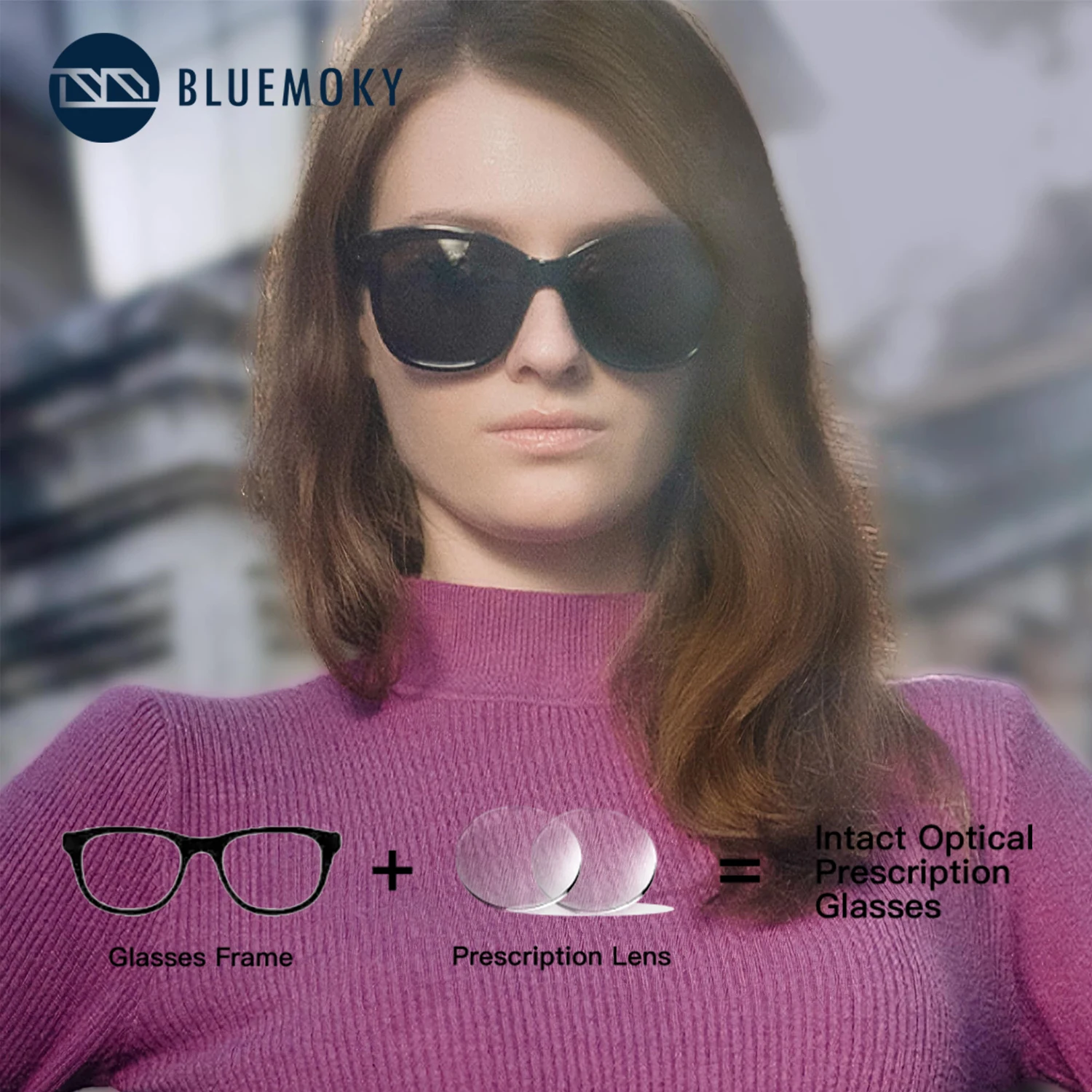 BLUEMOKY Polarized Prescription Sunglasses Cat Eye Glasses UV400 Presbyopic Myopia Women's Sunscreen Sun Glasses
BLUEMOKY Polarized Prescription Sunglasses Cat Eye Glasses UV400 Presbyopic Myopia Women's Sunscreen Sun Glasses