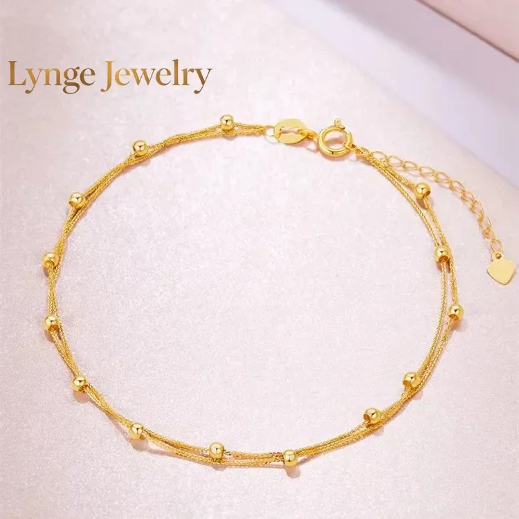 Lynge Jewelry Real 18k Golden Starry Sky Bracelet for Woman 18K No Demolding Fine Jewelry Luxury High-quality Bracelet
Lynge Jewelry Real 18k Golden Starry Sky Bracelet for Woman 18K No Demolding Fine Jewelry Luxury High-quality Bracelet