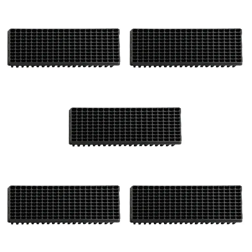5 Pcs Seedling Tray 200 Cells Plastic Sprouter Lightweight Ventilated High Budding Rate Garden Growing Trays DIY Economical
5 Pcs Seedling Tray 200 Cells Plastic Sprouter Lightweight Ventilated High Budding Rate Garden Growing Trays DIY Economical