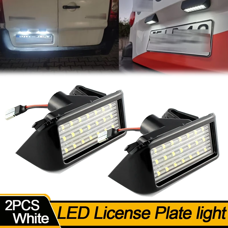 2PCS For Peugeot Expert Partner 2009-2021 Traveller Rifter 2019-2021 For Peugeot Ranch 2009-2021 LED Rear License Plate Lights
2PCS For Peugeot Expert Partner 2009-2021 Traveller Rifter 2019-2021 For Peugeot Ranch 2009-2021 LED Rear License Plate Lights