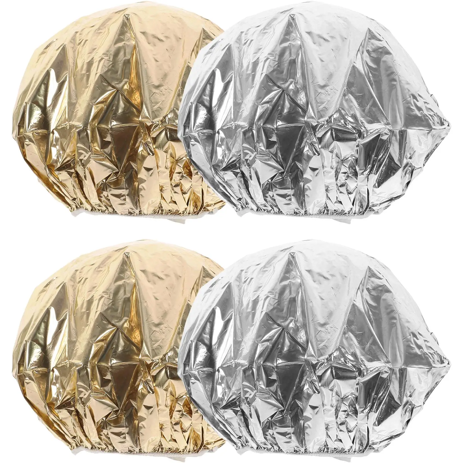4pcs Aluminum Processing Dye Color Tin Hair Care Hair Deep Conditioning Hat Hat Hats Salon 30cm Silver Gold
4pcs Aluminum Processing Dye Color Tin Hair Care Hair Deep Conditioning Hat Hat Hats Salon 30cm Silver Gold