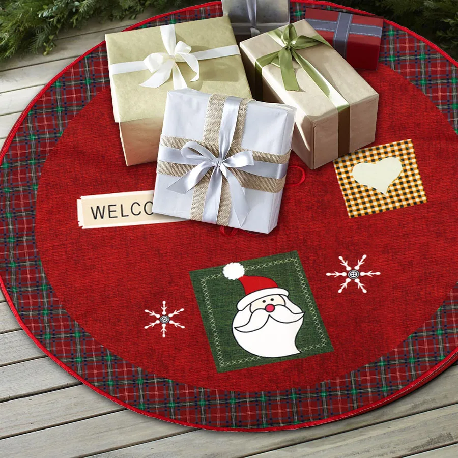 62CM Cartoon Christmas Tree Skirt Crafts Tree Surround Base Set Merry Christmas Decorations for Home Xmas Ornaments Navidad
62CM Cartoon Christmas Tree Skirt Crafts Tree Surround Base Set Merry Christmas Decorations for Home Xmas Ornaments Navidad