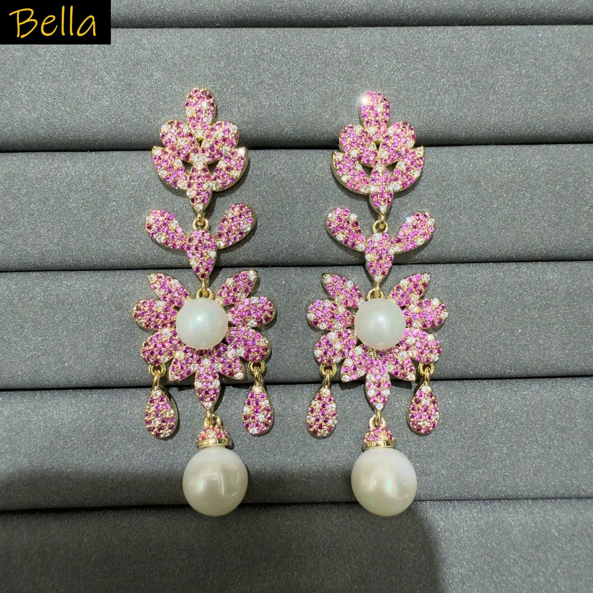 fashion unique cubic zirconia earrings for women long jewelry multicolor blue pink yellow flower dangling earrings gala event
fashion unique cubic zirconia earrings for women long jewelry multicolor blue pink yellow flower dangling earrings gala event