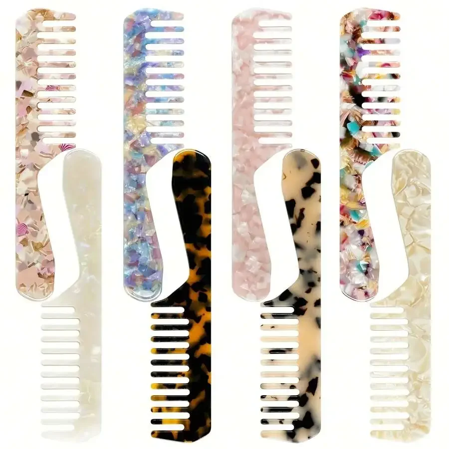 Long Handle Acetate Hair Comb For Dry Hair Styling Glitter Floral Leopard Marble Pattern
Long Handle Acetate Hair Comb For Dry Hair Styling Glitter Floral Leopard Marble Pattern