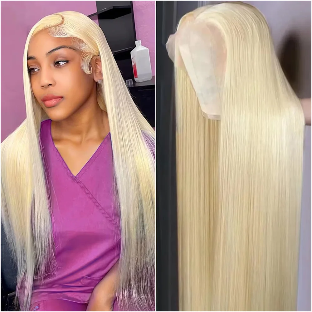 18 36 Inch 613 Blonde Colored Straight 13x4 Lace Front Human Hair Wig 13x6 HD Transparent Full Frontal Lace Wigs For Women 
18 36 Inch 613 Blonde Colored Straight 13x4 Lace Front Human Hair Wig 13x6 HD Transparent Full Frontal Lace Wigs For Women