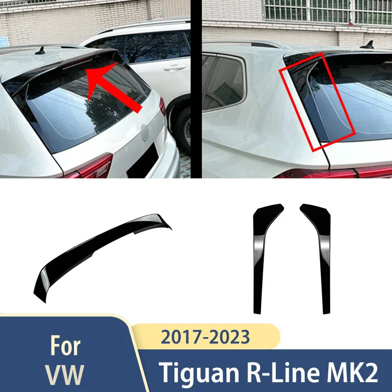 Для VW Tiguan R-Line MK2 2017 2018 2019 2020 2021 2022 2023 комплект кузова автомобиля задняя крыша багажника крышка боковой спойлер крыло сплиттер Запчасти 
Для VW Tiguan R-Line MK2 2017 2018 2019 2020 2021 2022 2023 комплект кузова автомобиля задняя крыша багажника крышка боковой спойлер крыло сплиттер Запчасти