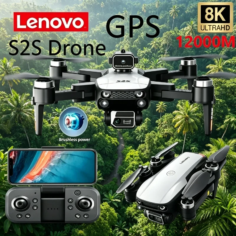 Lenovo Brushless S2S Drone 8K GPS Dual-Camera Omnidirectional Obstacle Avoidance Quadcopter Aerial Photography Toy
Lenovo Brushless S2S Drone 8K GPS Dual-Camera Omnidirectional Obstacle Avoidance Quadcopter Aerial Photography Toy