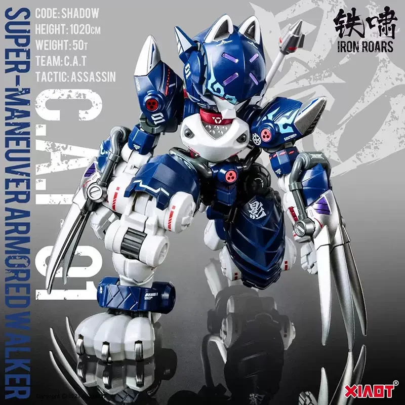 Супермобильная игрушка Xiaot Iron Roar C A T, модель «Тень», кошка ниндзя, 1/60, Сборная модель, игрушка для дома, украшение, подарок на день рождения
Супермобильная игрушка Xiaot Iron Roar C A T, модель «Тень», кошка ниндзя, 1/60, Сборная модель, игрушка для дома, украшение, подарок на день рождения