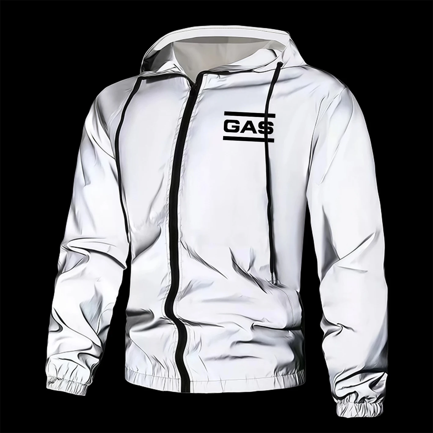 Men's Reflective Jacket Full Zip Casual Coat Spring Autumn Polyester Lined Outerwear Safety Night Visibility Windproof Lightw
Men's Reflective Jacket Full Zip Casual Coat Spring Autumn Polyester Lined Outerwear Safety Night Visibility Windproof Lightw