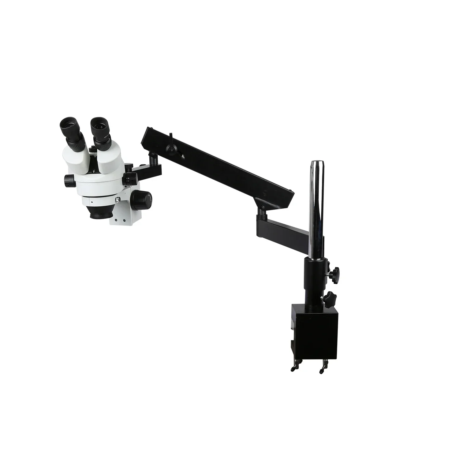 37045A-FLB Trinocular Microscope 7x-45x Black Industrial Blue White with big table stand Continuous
37045A-FLB Trinocular Microscope 7x-45x Black Industrial Blue White with big table stand Continuous