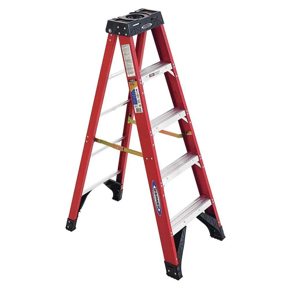 Fiberglass Stepladder, 5 Tread, 375 lbs Capacity
Fiberglass Stepladder, 5 Tread, 375 lbs Capacity