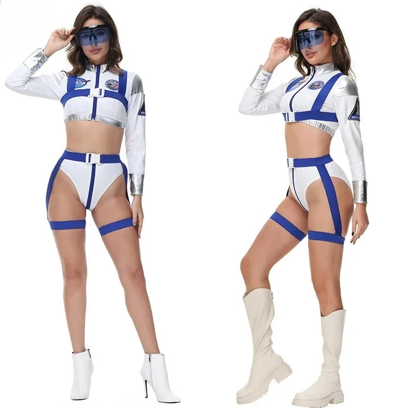 ob Space Pilot Cosplay Costumes - Two Color Options (Yellow/Silver & Blue/White), Metallic Form-Fitting Outfit for Themed 158gj
ob Space Pilot Cosplay Costumes - Two Color Options (Yellow/Silver & Blue/White), Metallic Form-Fitting Outfit for Themed 158gj