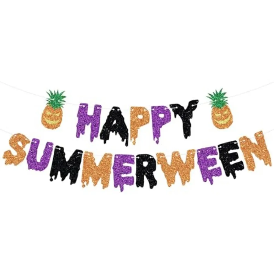 Happy Summerween Banner - Summer Halloween Party Decorations Banner for Hawaii Tropical Summerween Birthday Party Decorations S
Happy Summerween Banner - Summer Halloween Party Decorations Banner for Hawaii Tropical Summerween Birthday Party Decorations S