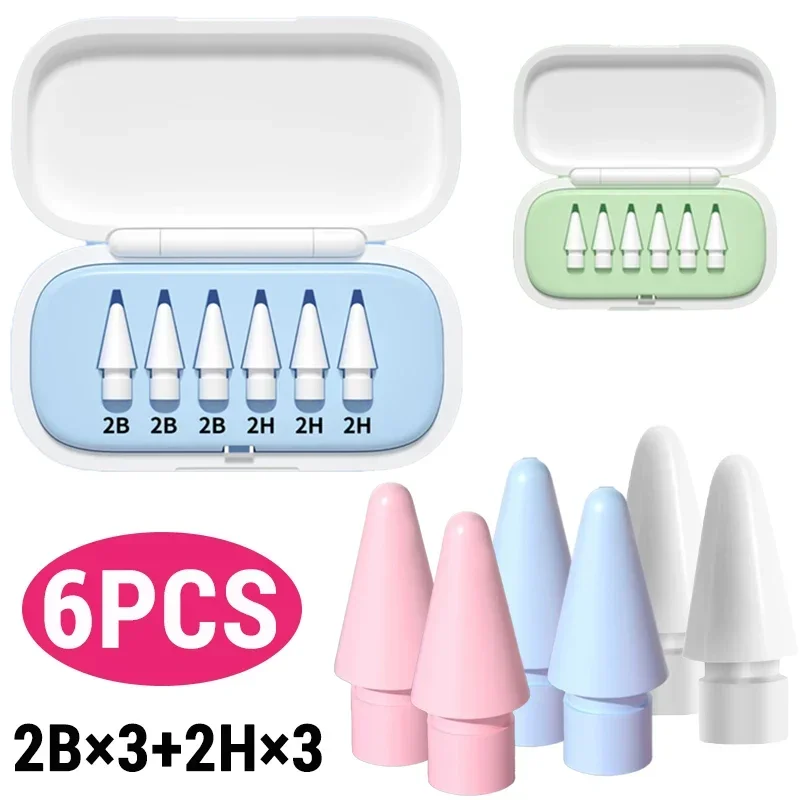 Replacement Pencil Tips for Apple Pencil 1 2 Pro Pencil Tips Storage Box Soft Nib Tablet Pen Tip for IPencil IPad Pro Stylus Pen
Replacement Pencil Tips for Apple Pencil 1 2 Pro Pencil Tips Storage Box Soft Nib Tablet Pen Tip for IPencil IPad Pro Stylus Pen