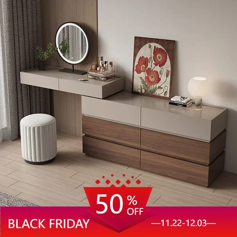 Office Solid Wood Dressers Brown Closet Vanity Chair Cosmetic Table Dressers Luxurious Pentiadeira Feminina Toilet Furniture
Office Solid Wood Dressers Brown Closet Vanity Chair Cosmetic Table Dressers Luxurious Pentiadeira Feminina Toilet Furniture