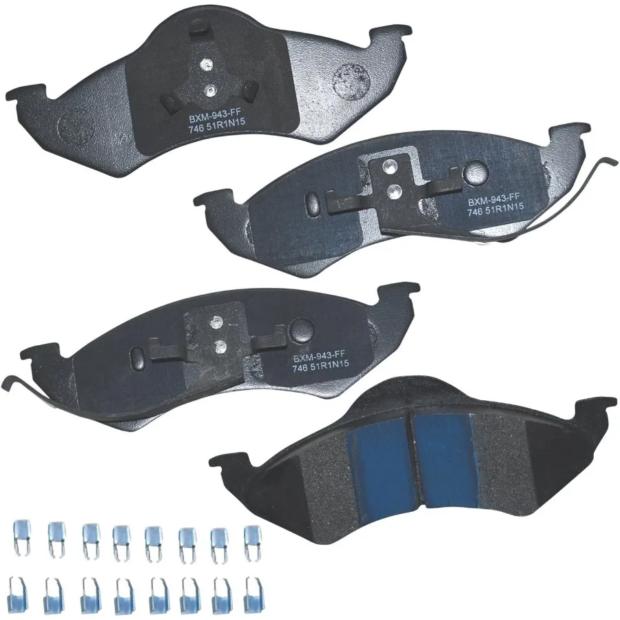 Bendix Premium SBM746 Semi-Metallic Front Brake Pads for Dodge Dakota 1999 Durango 1999-1998 High-Performance Braking with Enha
Bendix Premium SBM746 Semi-Metallic Front Brake Pads for Dodge Dakota 1999 Durango 1999-1998 High-Performance Braking with Enha