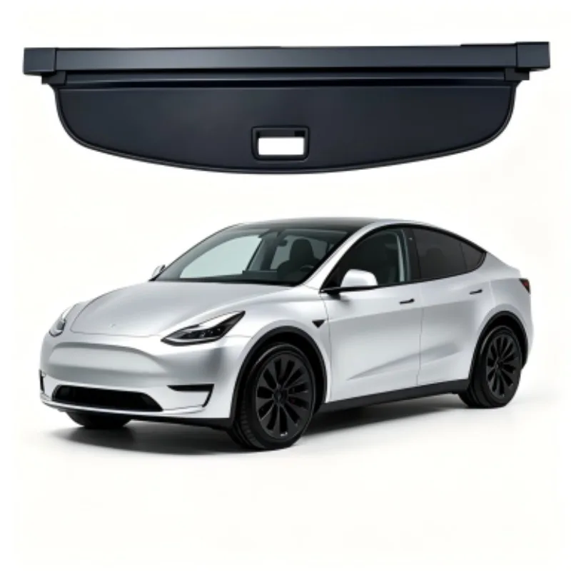 Cargo Cover Trunk Privacy Shade Rear Security Partition Anti-Theft Shield Organizer for Tesla Model Y 2020-2024
Cargo Cover Trunk Privacy Shade Rear Security Partition Anti-Theft Shield Organizer for Tesla Model Y 2020-2024