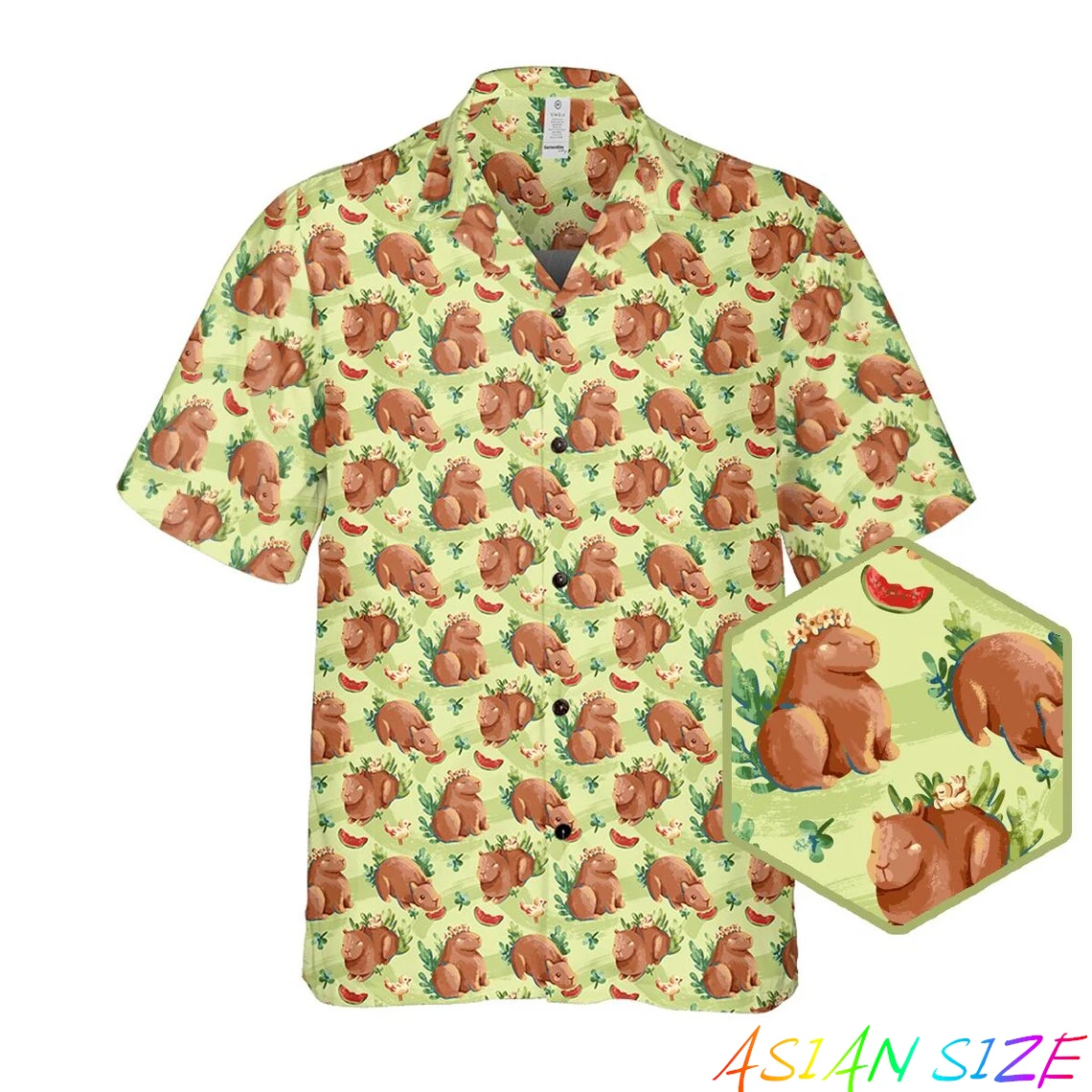 Hawaiian Shirt Man Capybara Print Casual Funny Beach Fashion Cartoon Shirt New Summer Vacation Oversized Breath Blouses Clothes
Hawaiian Shirt Man Capybara Print Casual Funny Beach Fashion Cartoon Shirt New Summer Vacation Oversized Breath Blouses Clothes