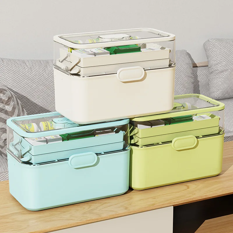 Multilayer Large Capacity Family Medicine Organizer Storage Box Portable First Aid Kit Pill Container Emergency Pharmacy Box
Multilayer Large Capacity Family Medicine Organizer Storage Box Portable First Aid Kit Pill Container Emergency Pharmacy Box