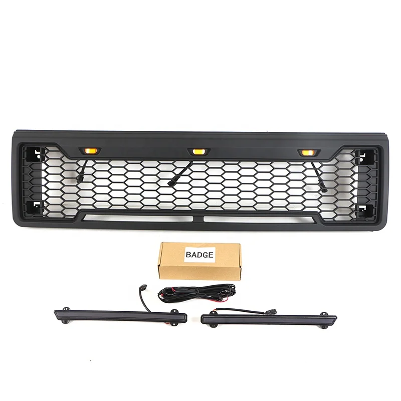 Auto Parts Parrilla Other Exterior Accessories ABS Front Grill Car Grille With LED Bar Radiator Grid Fit For 1987-1991 F150
Auto Parts Parrilla Other Exterior Accessories ABS Front Grill Car Grille With LED Bar Radiator Grid Fit For 1987-1991 F150