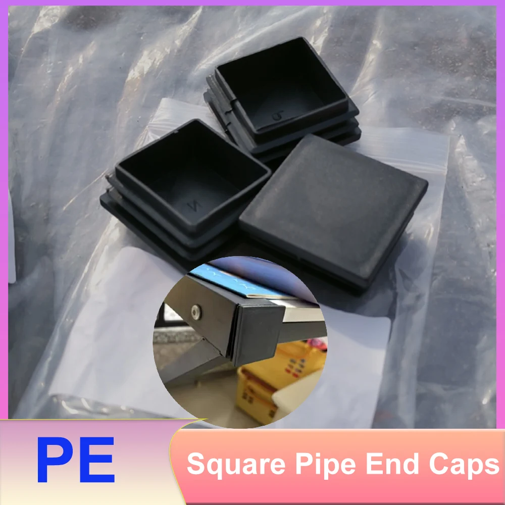 Square Pipe End Caps PE Plastic Table Chair Steel Shelf Tube Plug Anti Slip Silent Wear-Resistant Furniture Fittings
Square Pipe End Caps PE Plastic Table Chair Steel Shelf Tube Plug Anti Slip Silent Wear-Resistant Furniture Fittings