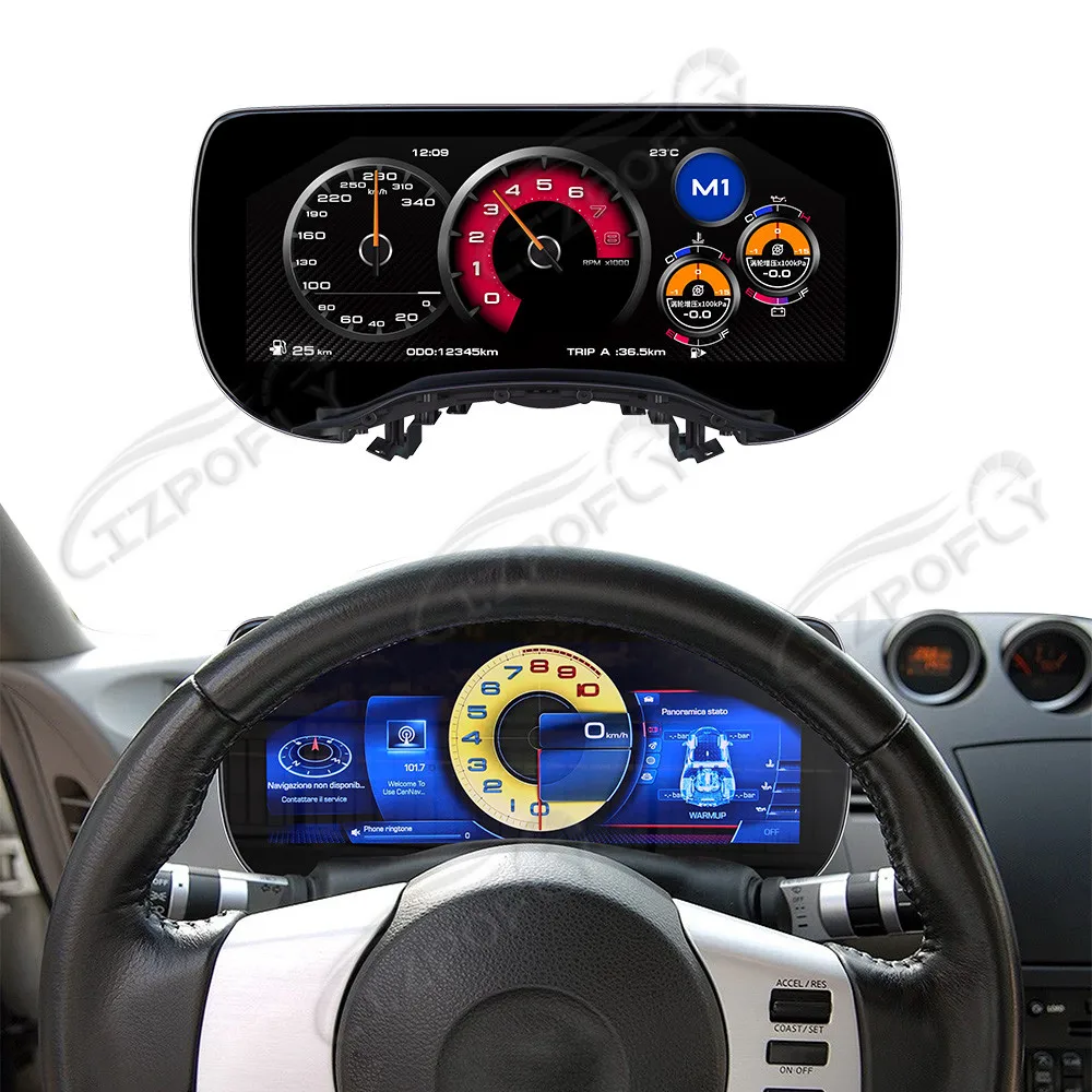 Для Nissan 350Z 370Z 2002-2008 цифровой виртуальный кабин приборный датчик кластер спидометр ЖК-дисплей панель приборной панели экран Auto Par
Для Nissan 350Z 370Z 2002-2008 цифровой виртуальный кабин приборный датчик кластер спидометр ЖК-дисплей панель приборной панели экран Auto Par