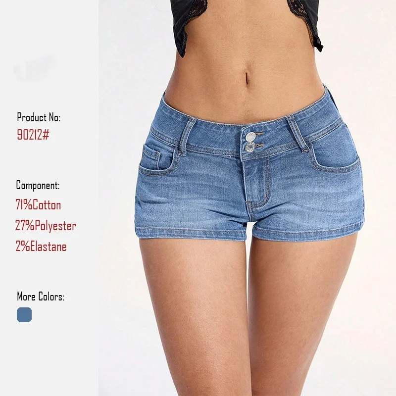 Summer New Style Women's Denim Shorts Elastic Waist Slimming Low Waist Bootcut Jeans Short Pants for Ladies шорты джинсовые
Summer New Style Women's Denim Shorts Elastic Waist Slimming Low Waist Bootcut Jeans Short Pants for Ladies шорты джинсовые