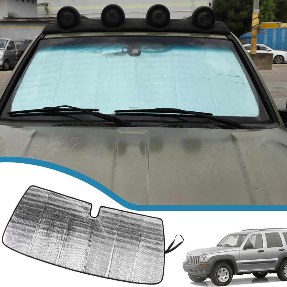 Car Front Windshield Sun Visor UV Rays Protection Cover for Jeep Liberty 1999-2007 Sunshades Insulation Interior Accessories
Car Front Windshield Sun Visor UV Rays Protection Cover for Jeep Liberty 1999-2007 Sunshades Insulation Interior Accessories
