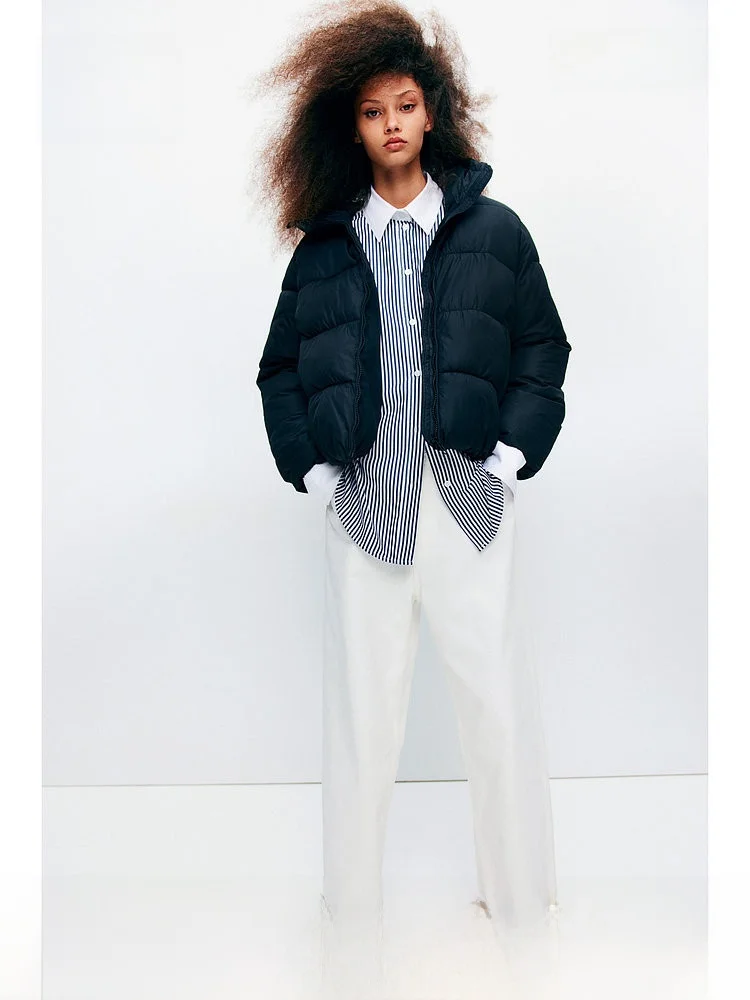 Warm Thiened Cotton Jaet Hooded Stand Collar Coat for Women Winter Outerwear H&M Sli OOTD Polyester Fiber Long Sve
Warm Thiened Cotton Jaet Hooded Stand Collar Coat for Women Winter Outerwear H&M Sli OOTD Polyester Fiber Long Sve
