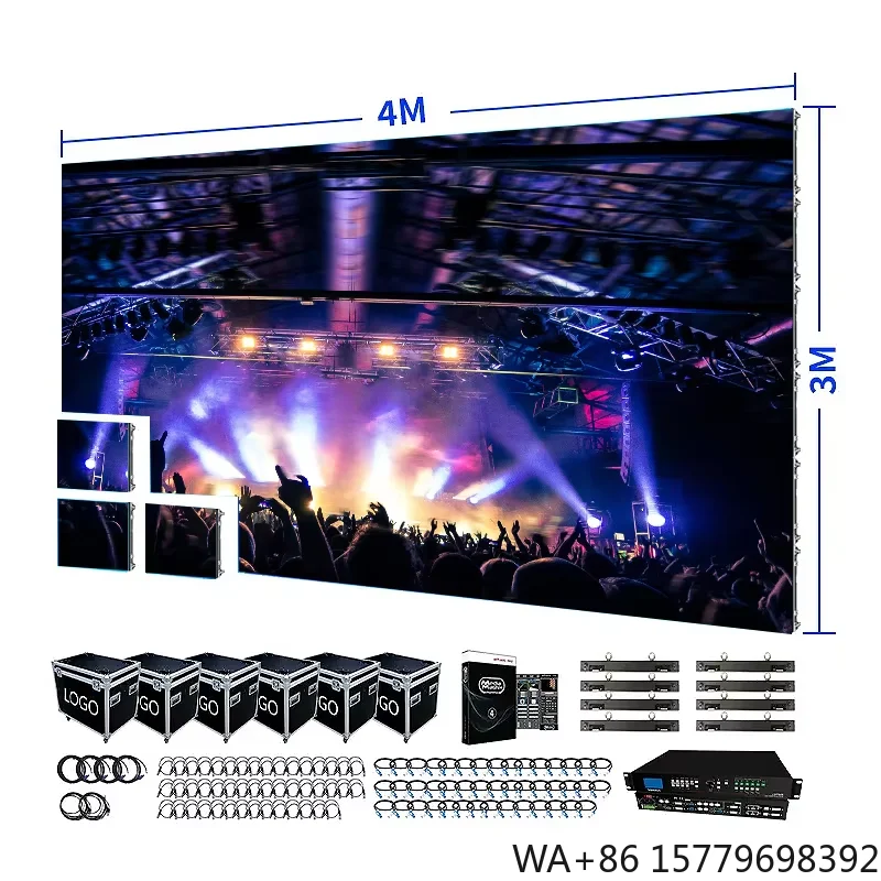 6m X 3 m Led Display Complete System P2.6 P2.9 P3 P3.91 P4.81 Led Panel 500mmx1000mm Backdrop Indoor Outdoor Led Video Screen
6m X 3 m Led Display Complete System P2.6 P2.9 P3 P3.91 P4.81 Led Panel 500mmx1000mm Backdrop Indoor Outdoor Led Video Screen