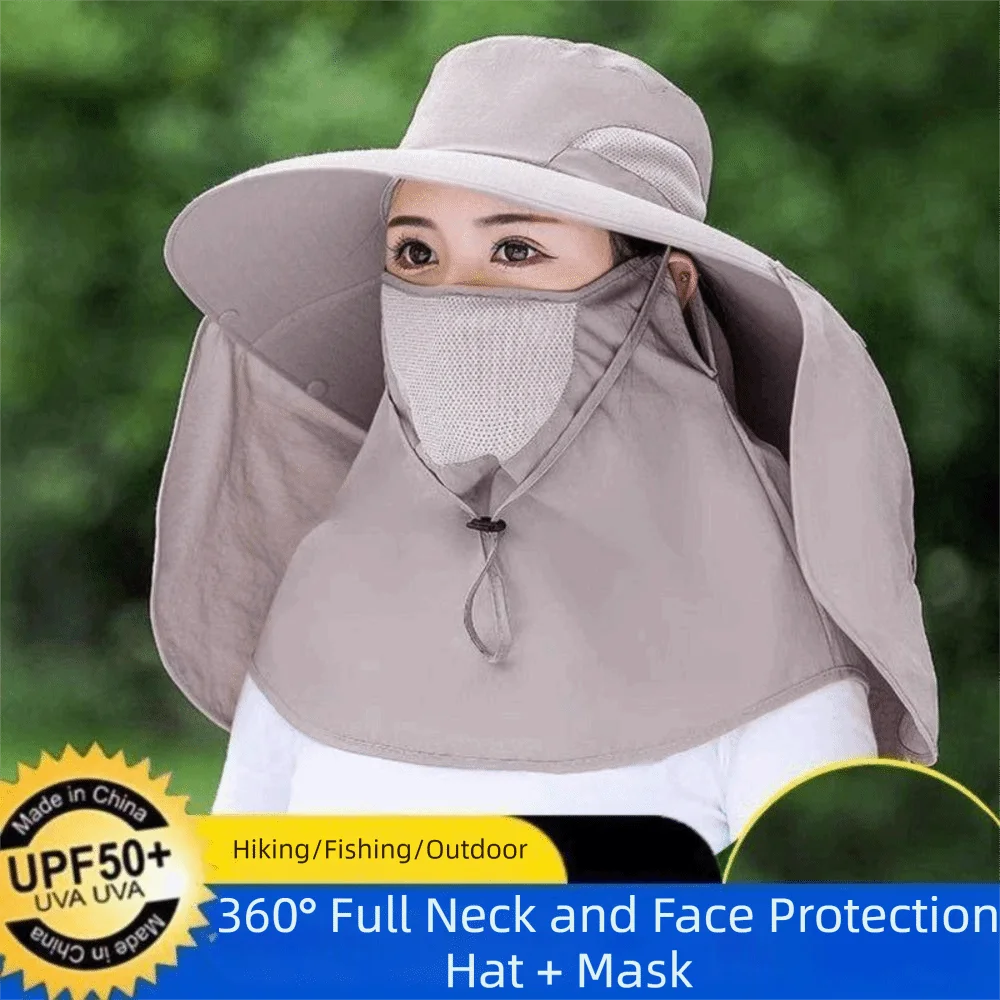 UV Protection Sun Protection Hat Breathable Removable Flap Summer Sunscreen Cap Adjustable Chin Rope Waterproof
UV Protection Sun Protection Hat Breathable Removable Flap Summer Sunscreen Cap Adjustable Chin Rope Waterproof