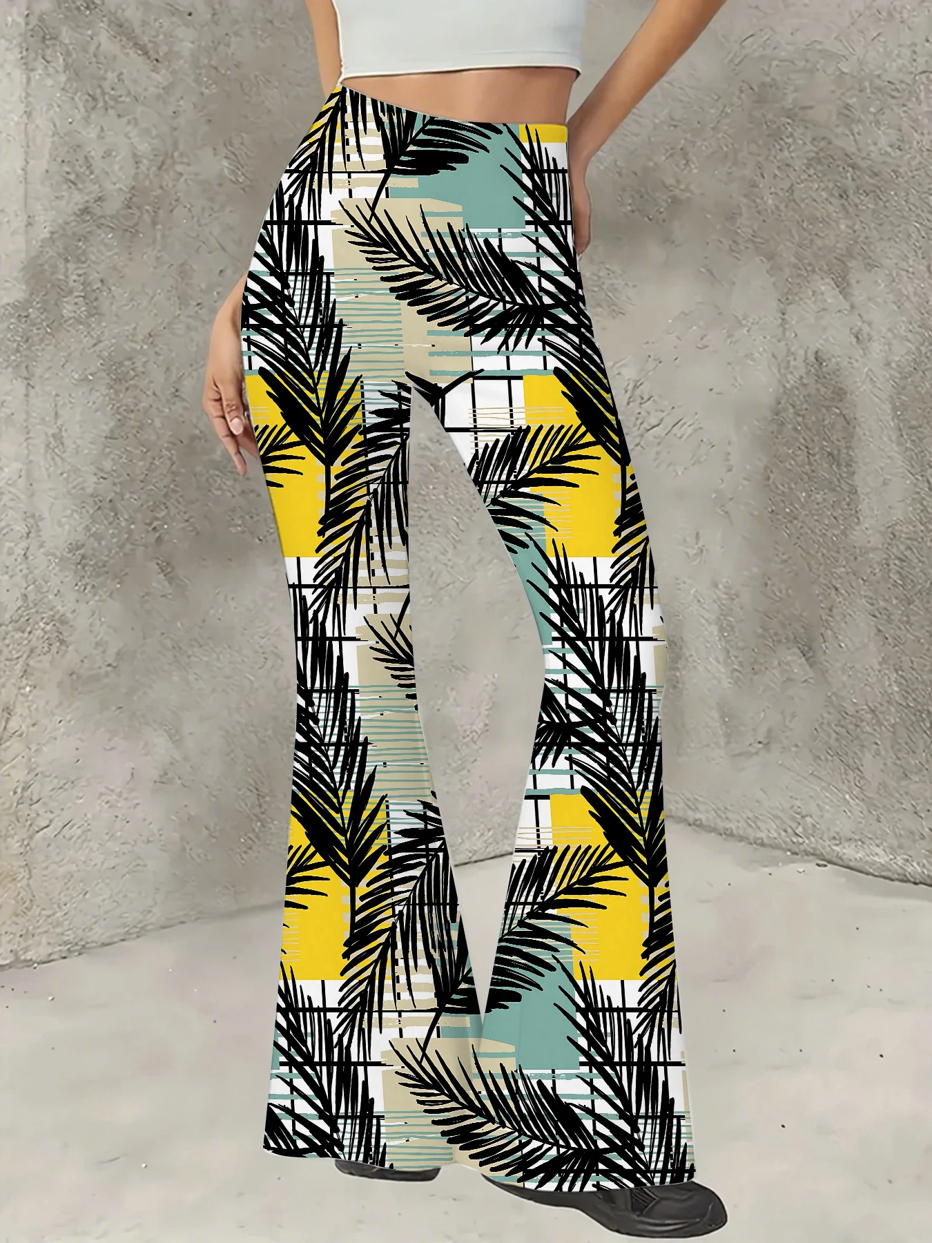 Plus Size All-Over Print Flare Pants Women Stretchy High Waist Bell Bottom
Plus Size All-Over Print Flare Pants Women Stretchy High Waist Bell Bottom