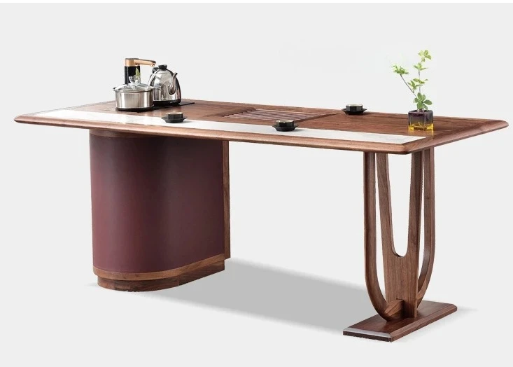 Black Walnut Tea Table Tea Room Furniture Modern Minimalist Nordic Solid Wood Tea Table Multi-Functional
Black Walnut Tea Table Tea Room Furniture Modern Minimalist Nordic Solid Wood Tea Table Multi-Functional