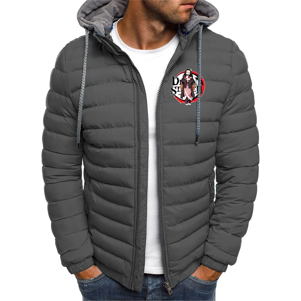 2026 Autumn Winter Comfortable Men's Cold Resistant Mountaineering Clothing Jacket Demon Slayer Anime Nezuko Logo Print Coat
2026 Autumn Winter Comfortable Men's Cold Resistant Mountaineering Clothing Jacket Demon Slayer Anime Nezuko Logo Print Coat