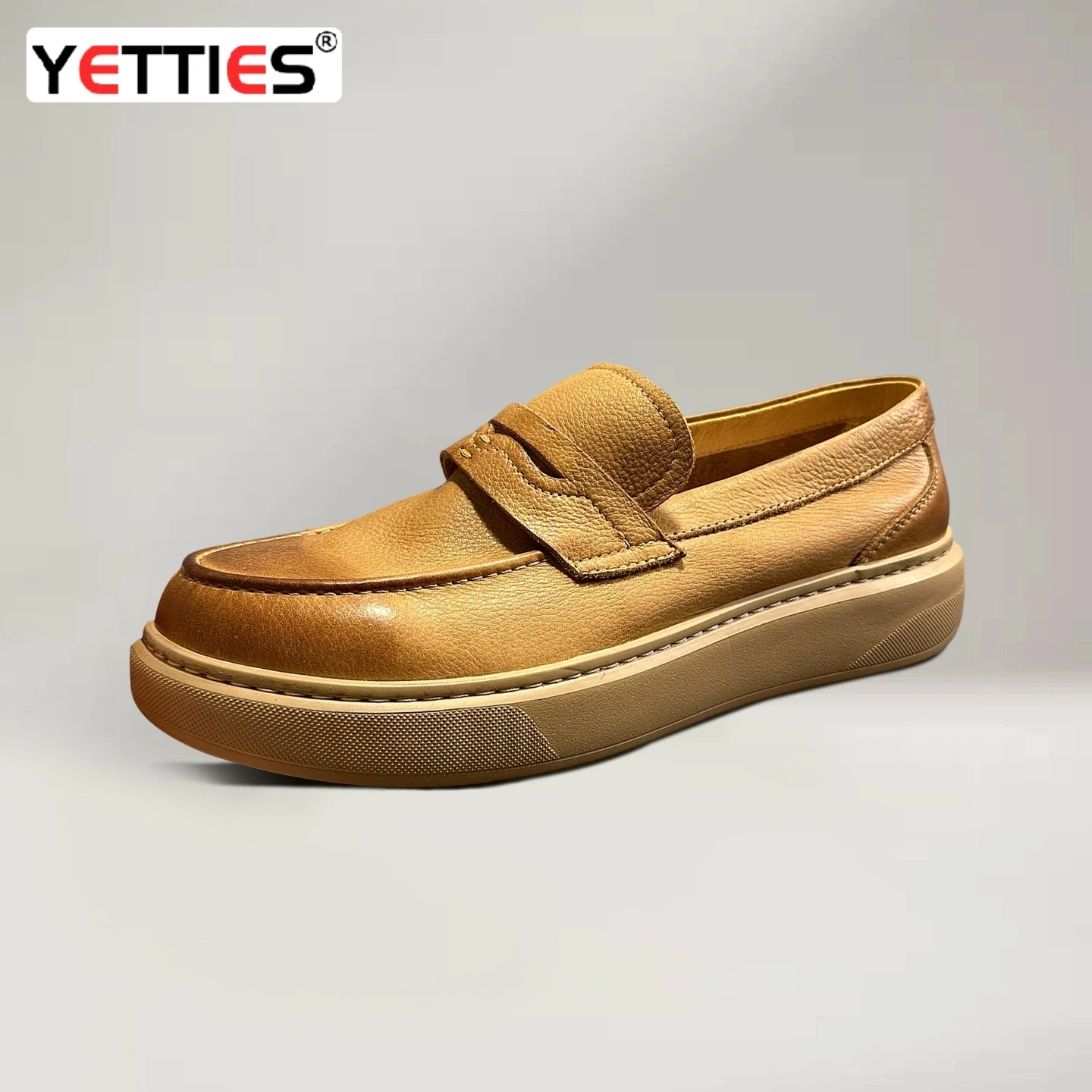 YETTIES Men's 2026 Summer New Vintage Soft Cowhide Leather Loafers | Slip-On Soft Sole Casual Dress Shoes
YETTIES Men's 2026 Summer New Vintage Soft Cowhide Leather Loafers | Slip-On Soft Sole Casual Dress Shoes