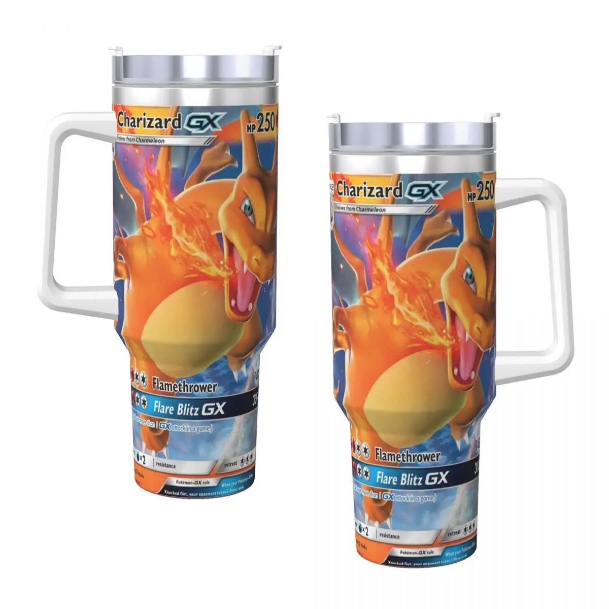Pokemon Anime Card Charizard Stainless Steel Tumbler Beach Car Mugs Thermal Cups Keep Heat Cold and Hot Milk Tea Water Bottle
Pokemon Anime Card Charizard Stainless Steel Tumbler Beach Car Mugs Thermal Cups Keep Heat Cold and Hot Milk Tea Water Bottle