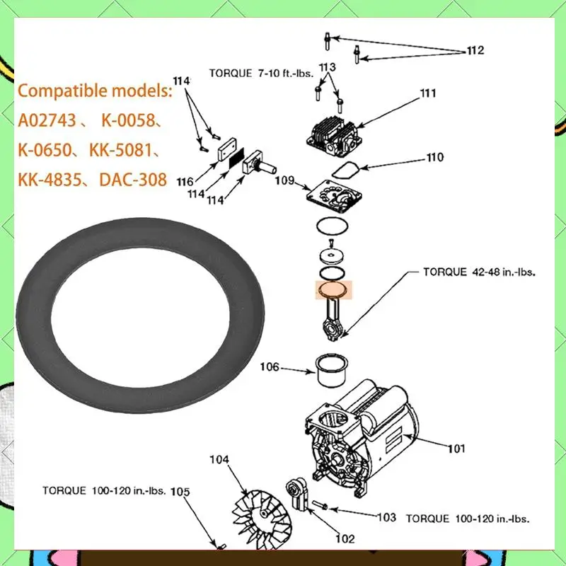 3 шт. поршневое кольцо DAC-308 для воздушного компрессора Craftsman DAC-308 K-0650 для кабеля Porter и других деталей воздушного компрессора-BAAQ
3 шт. поршневое кольцо DAC-308 для воздушного компрессора Craftsman DAC-308 K-0650 для кабеля Porter и других деталей воздушного компрессора-BAAQ