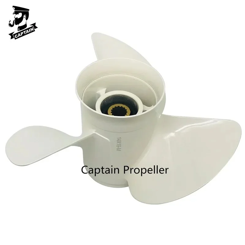 Captain Propeller 14 1/2x19 Fit Yamaha Outboard Engines 150 F150 175 F175 F225 F250 F300 Aluminum Propeller 15 Tooth Spline RH
Captain Propeller 14 1/2x19 Fit Yamaha Outboard Engines 150 F150 175 F175 F225 F250 F300 Aluminum Propeller 15 Tooth Spline RH