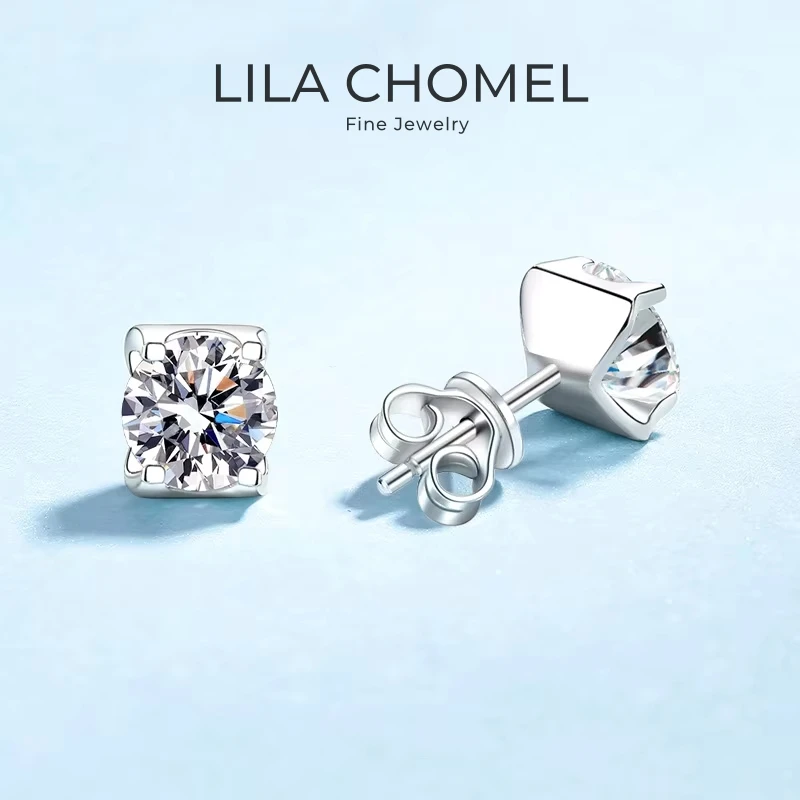 Girl Friend Valentine's Day 18K White Gold Earrings 0.5/1CT Moissanite Diamond Women Birthday PT950 Platinum Thanksgiving Gift
Girl Friend Valentine's Day 18K White Gold Earrings 0.5/1CT Moissanite Diamond Women Birthday PT950 Platinum Thanksgiving Gift