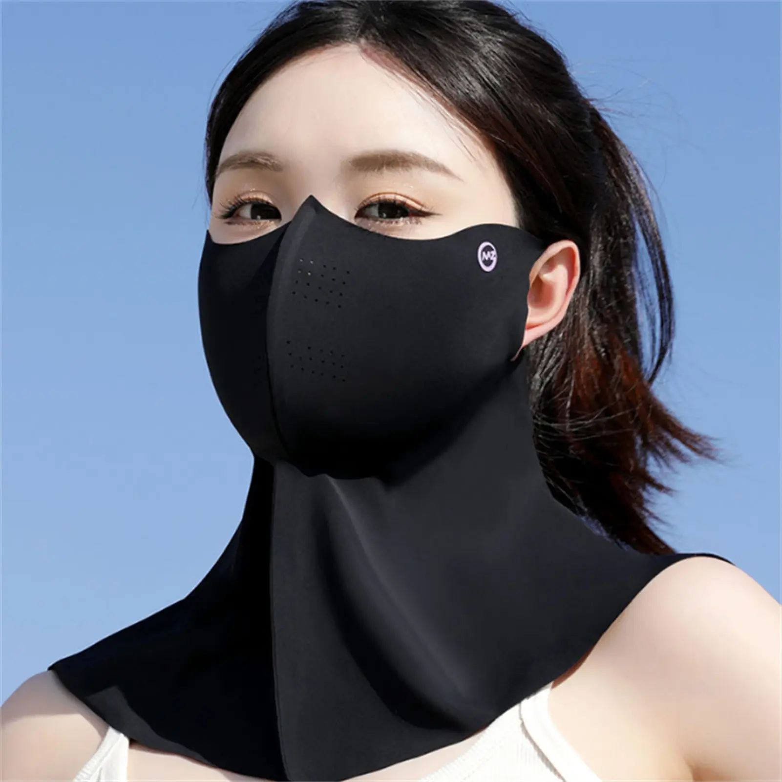 Women Sunscreen Veil Summer Neck Face Mask UV Protection Breathable Ice Silk Sun Protection Masks Veils Outdoor Sport Face Cover
Women Sunscreen Veil Summer Neck Face Mask UV Protection Breathable Ice Silk Sun Protection Masks Veils Outdoor Sport Face Cover
