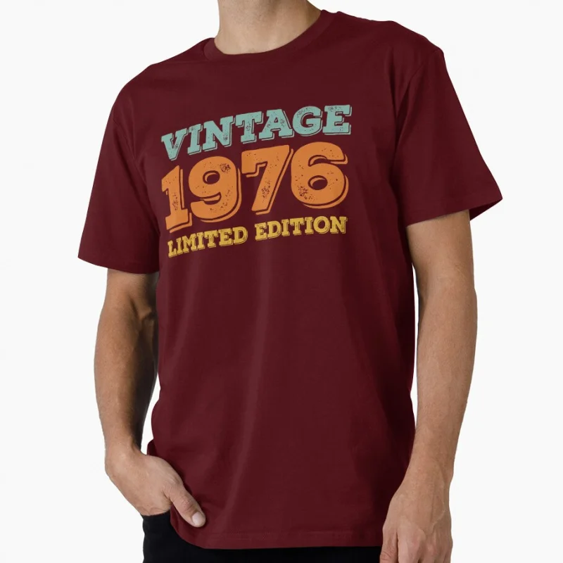 Vintage Born in 1976 50th Birthday Gift T Shirt for men 100% cotton print 50 years Of Being Awesome clothes All size S-6XL Tops
Vintage Born in 1976 50th Birthday Gift T Shirt for men 100% cotton print 50 years Of Being Awesome clothes All size S-6XL Tops