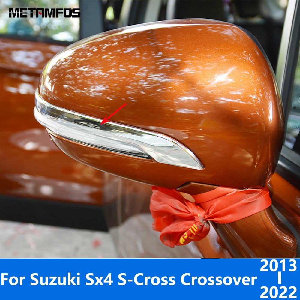 Для Suzuki Sx4 S-Cross Crossover 2013-2020 2021 2022, хромированная полоса зеркала заднего вида, молдинг, аксессуары, Стайлинг автомобиля
Для Suzuki Sx4 S-Cross Crossover 2013-2020 2021 2022, хромированная полоса зеркала заднего вида, молдинг, аксессуары, Стайлинг автомобиля