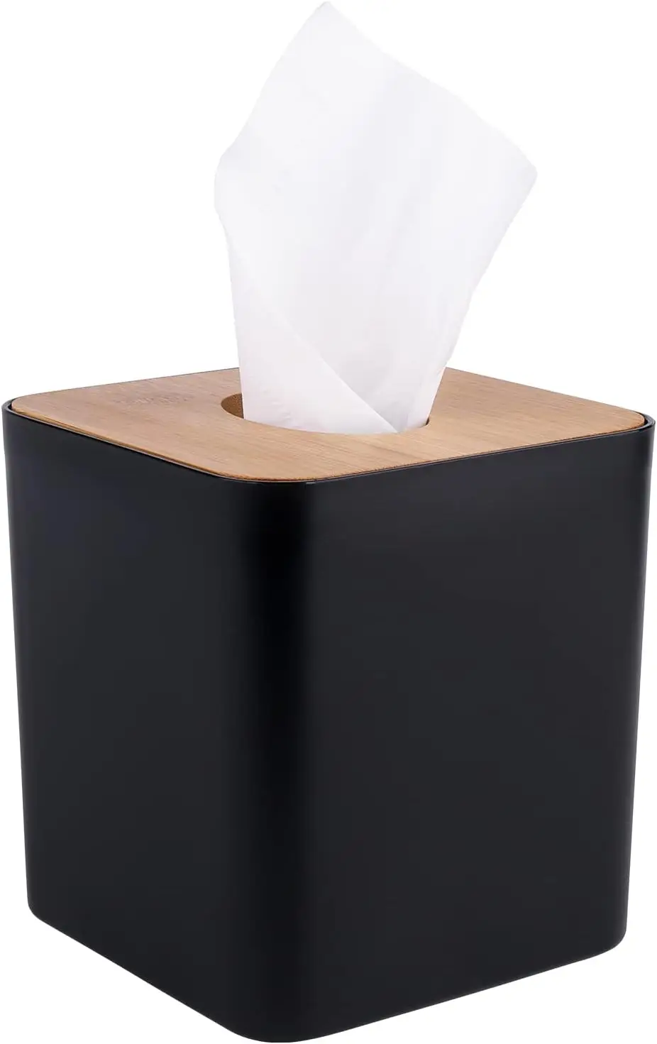 MOCHTERO Tissue Box Cover,Tissue Holders,Tissue Box Holder for Bathrooms,Bamboo Cover Plate,Home and Office,5 * 5 * 5.4in (Black)
MOCHTERO Tissue Box Cover,Tissue Holders,Tissue Box Holder for Bathrooms,Bamboo Cover Plate,Home and Office,5 * 5 * 5.4in (Black)