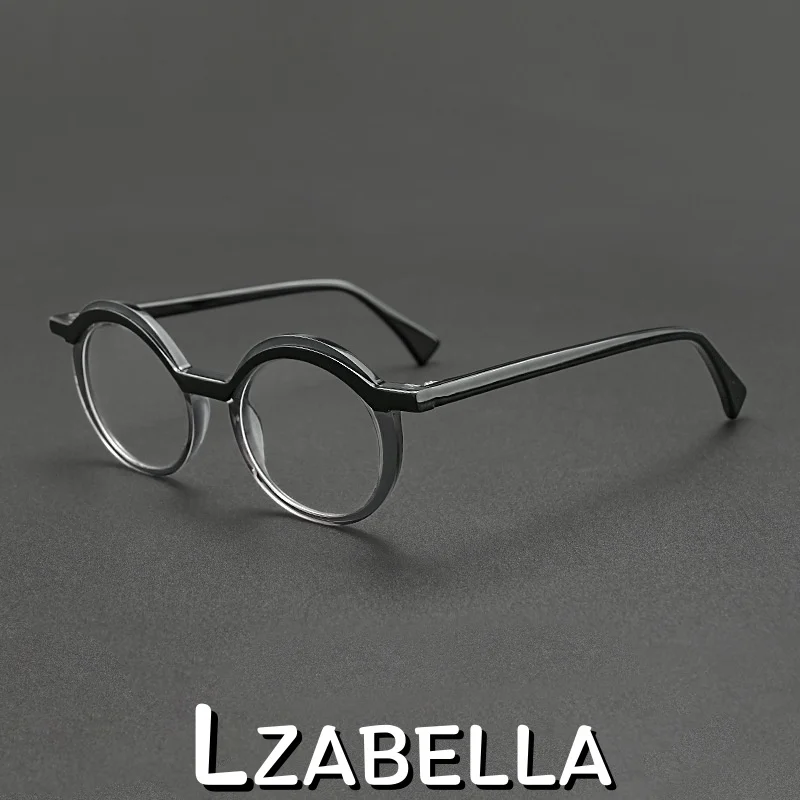 Lzabella Small Round Women Men Acetate Eyeglasses Frame Retro Luxury Fashion Frame Premium Quality Casual Personalized Glasses
Lzabella Small Round Women Men Acetate Eyeglasses Frame Retro Luxury Fashion Frame Premium Quality Casual Personalized Glasses
