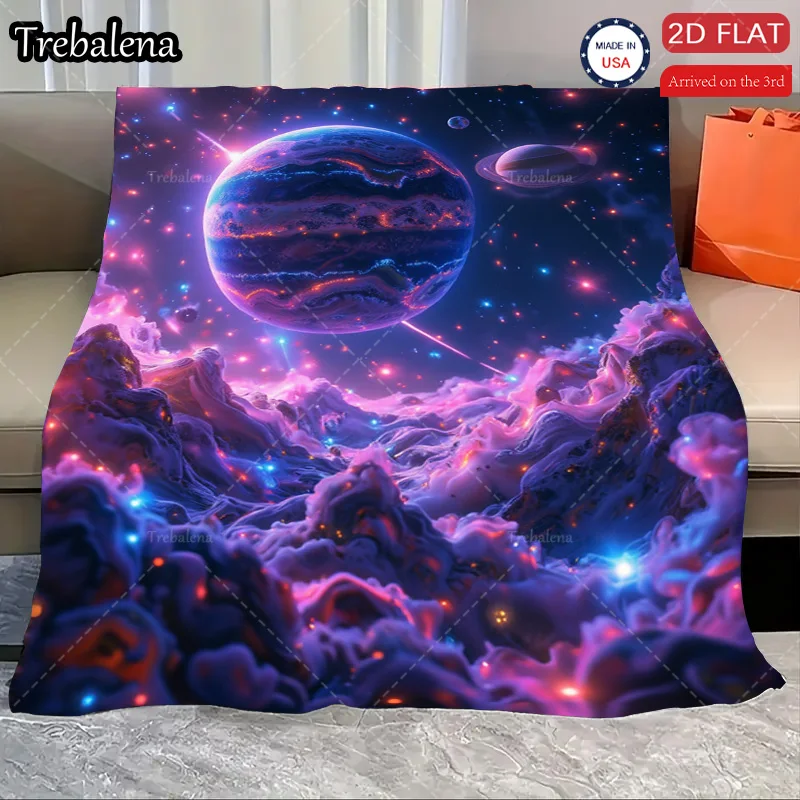 Flannel Blanket-Soft Lightweight All-season Space Planet Print Soft Cozy Baby Blanket for Boys Girls
Flannel Blanket-Soft Lightweight All-season Space Planet Print Soft Cozy Baby Blanket for Boys Girls
