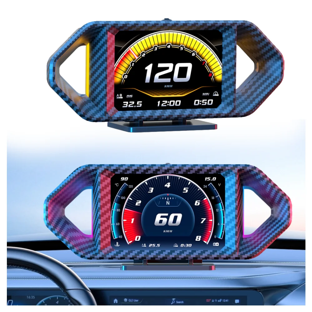 6 in 1 New Obd2 P26 DIY Language Color Interface Clear Fault Code Type-c Port JDM Car Head up Display Car Gps Hud
6 in 1 New Obd2 P26 DIY Language Color Interface Clear Fault Code Type-c Port JDM Car Head up Display Car Gps Hud