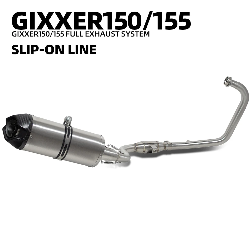 GSX150F exhaust system For Suzuki GIXXER150 GIXXER155 SF150 SF155 GSX150F Motobike exhaust manifold Touring moto muffler kit
GSX150F exhaust system For Suzuki GIXXER150 GIXXER155 SF150 SF155 GSX150F Motobike exhaust manifold Touring moto muffler kit