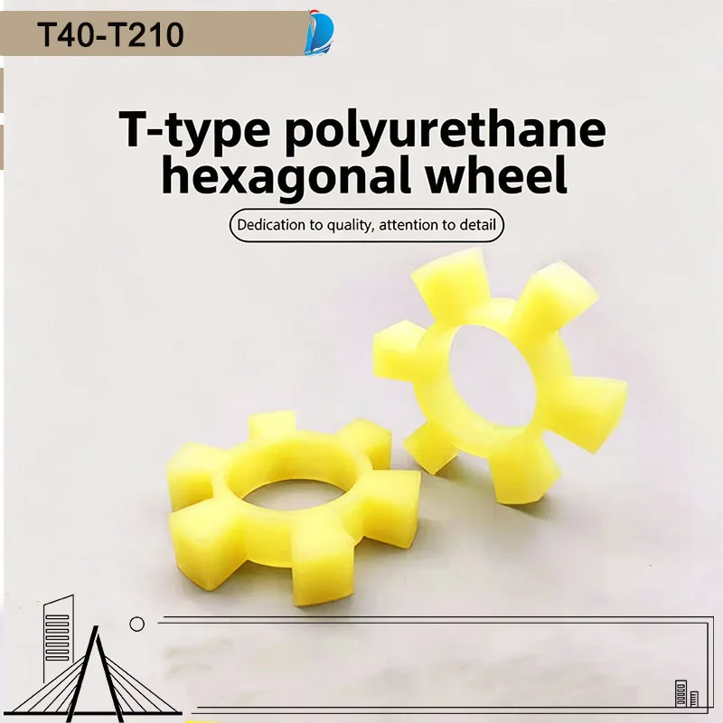 Polyurethane T-type Hexagonal Elastic Cushion, Spider Coupling Insert, PU Jaw Coupling Element for Motor Pump
Polyurethane T-type Hexagonal Elastic Cushion, Spider Coupling Insert, PU Jaw Coupling Element for Motor Pump
