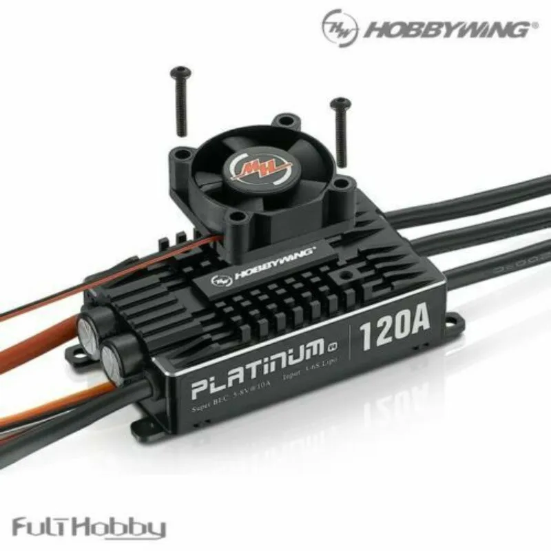 Hobbywing Platinum 120A V4 Bruhless 3~6S Lipo Battery ESC for RC 500/550 Helicopter Airplane
Hobbywing Platinum 120A V4 Bruhless 3~6S Lipo Battery ESC for RC 500/550 Helicopter Airplane